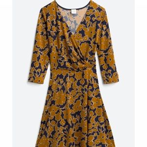 Faux wrap dress